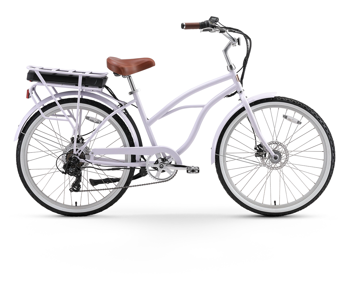 Amelia 7-Gang Elektro-Beachcruiser: Der Traum vom Strand, elektrisch beflügelt! 500W Power für Abenteuer.